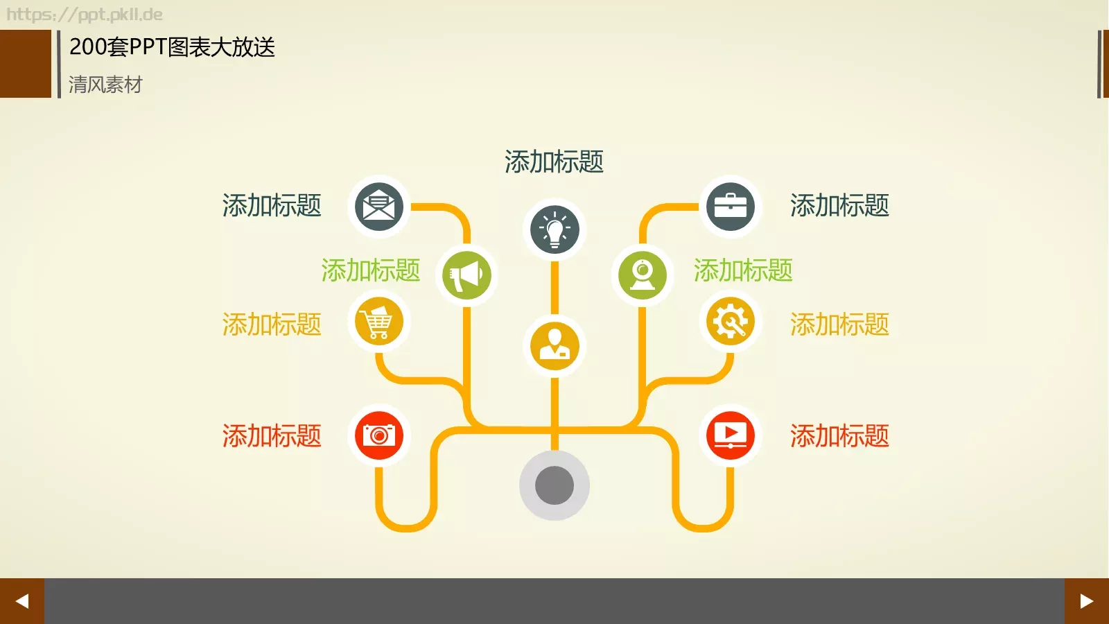 图标系列通用PPT模板 第 184 页预览图
