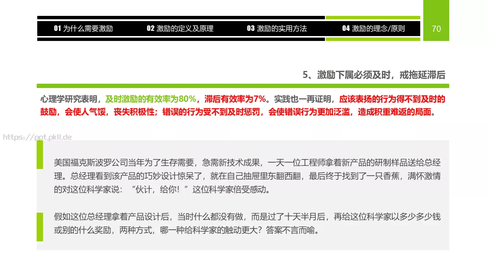 企业中高层领导培训教材PPT模板 第 70 页预览图