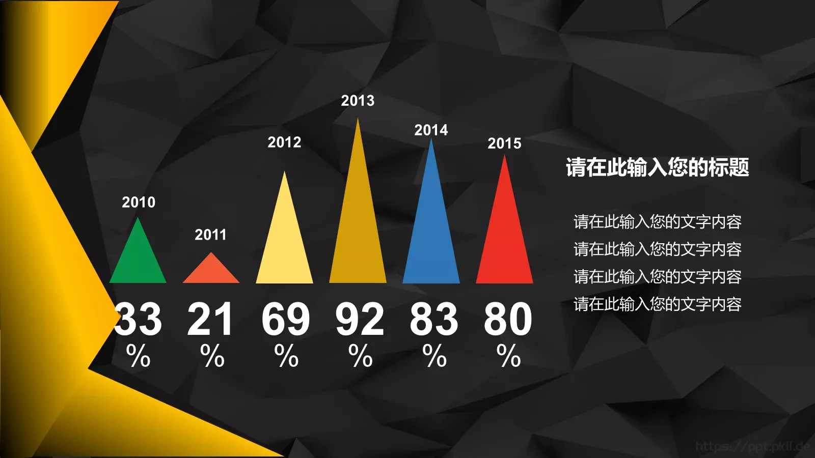 时尚黑金美容时尚PPT模板 第 5 页预览图