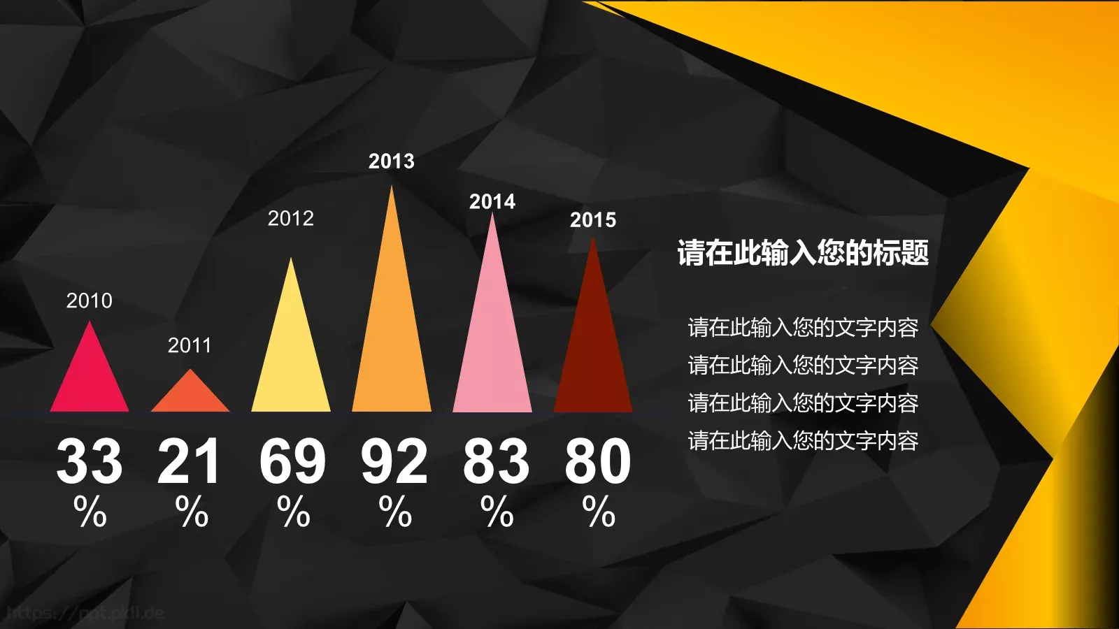 时尚黑金美容时尚PPT模板 第 14 页预览图