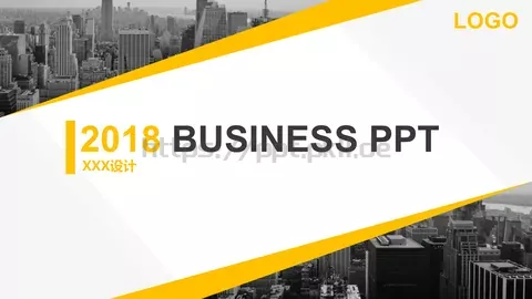 年终总结PPT模板 缩略图