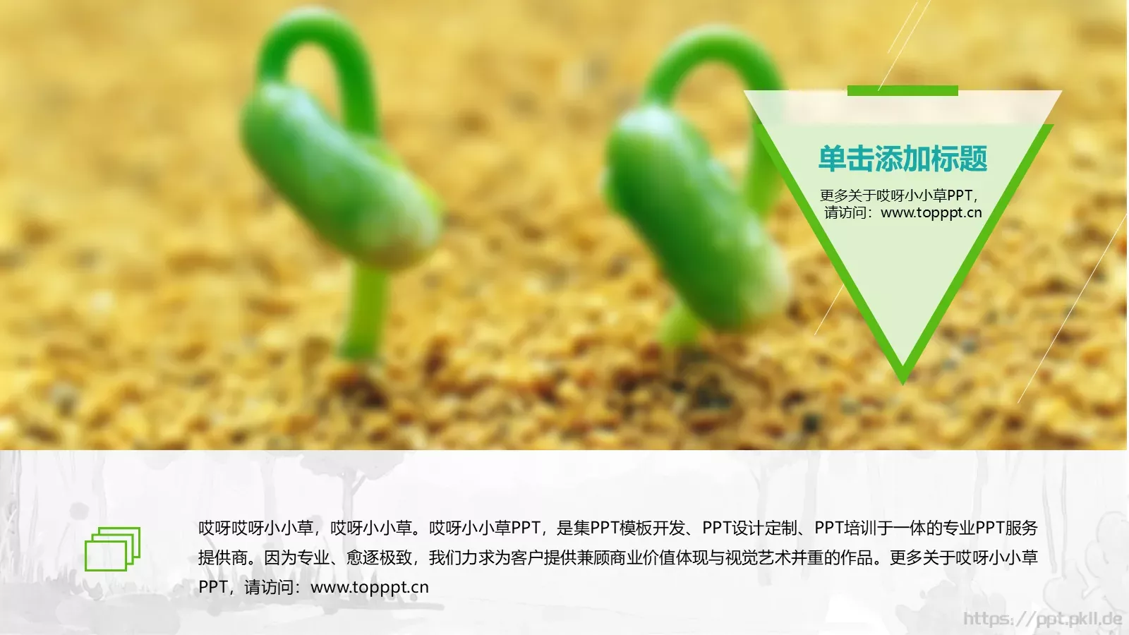 绿色环保健康主题PPT模板 第 14 页预览图