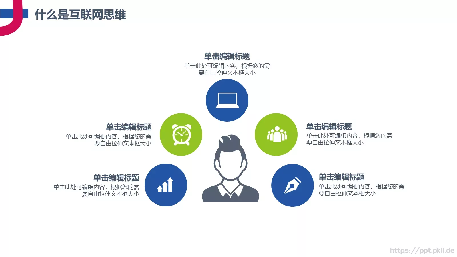 互联网思维PPT模板 第 6 页预览图