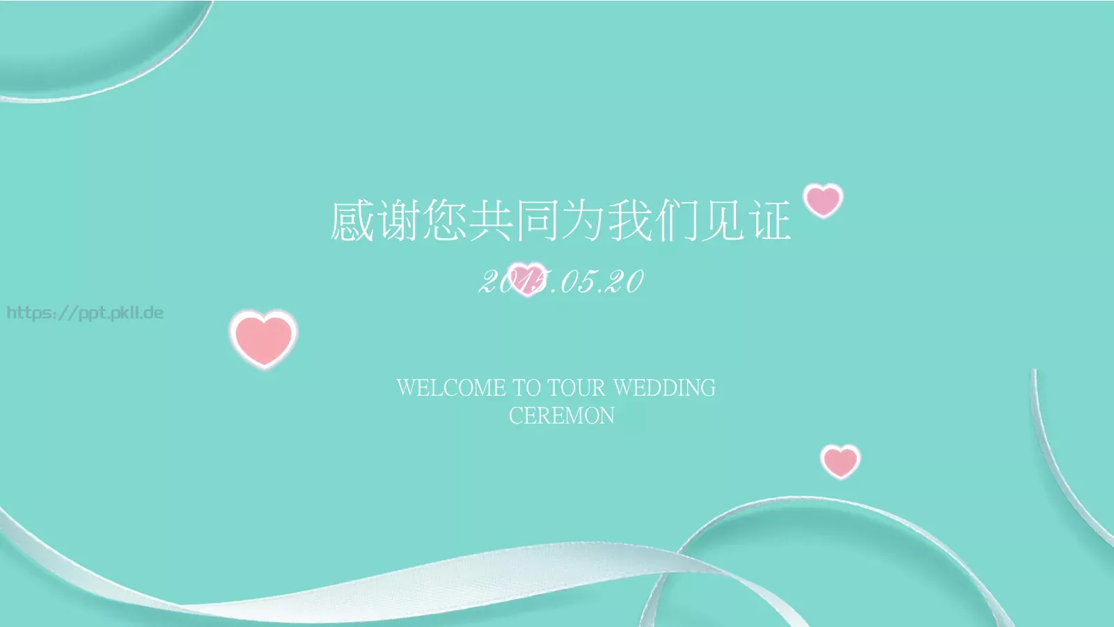 感谢你出现在我生命里相册纪念PPT模板 第 15 页预览图