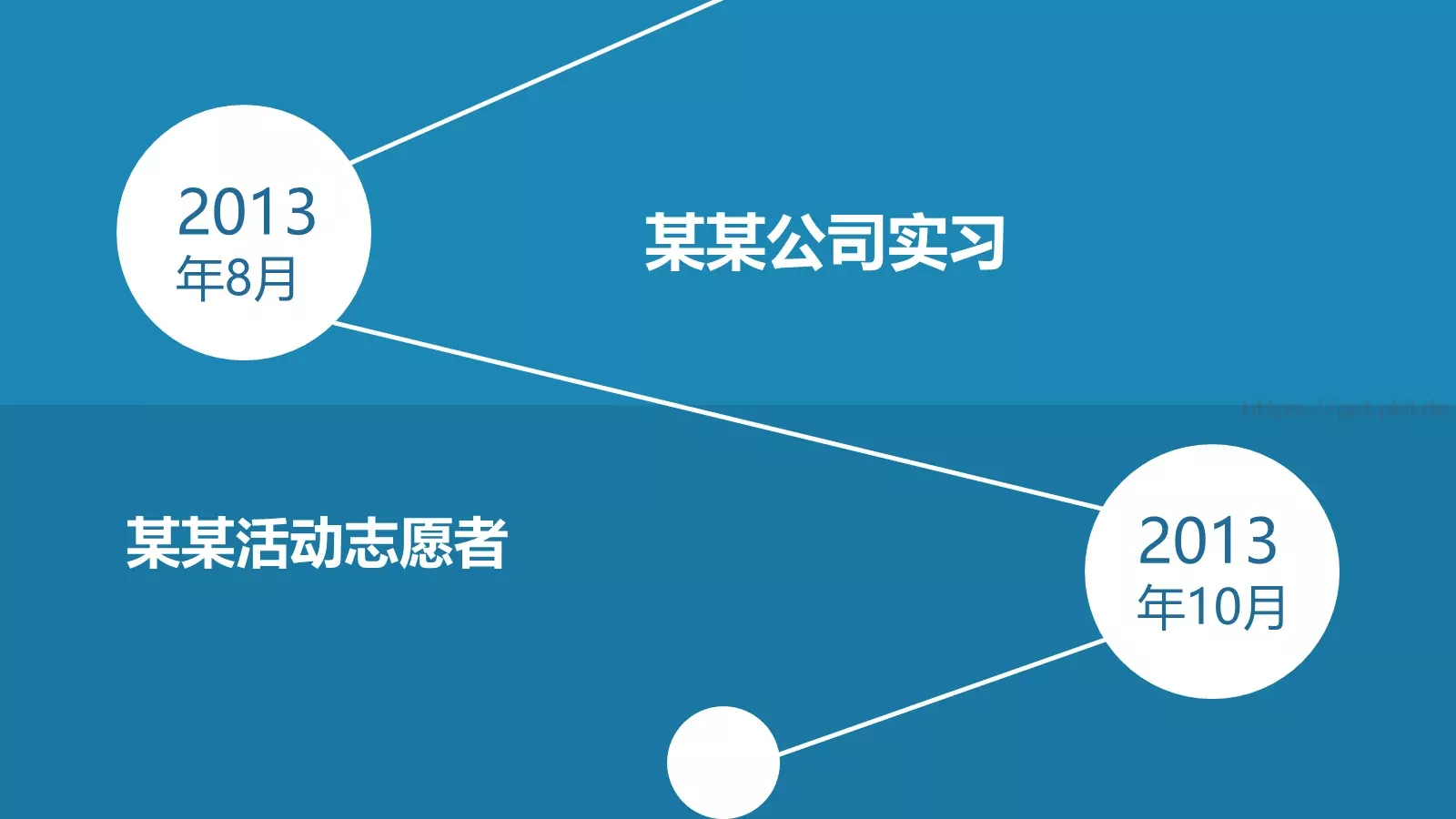 个人竞聘简历PPT模板 第 7 页预览图