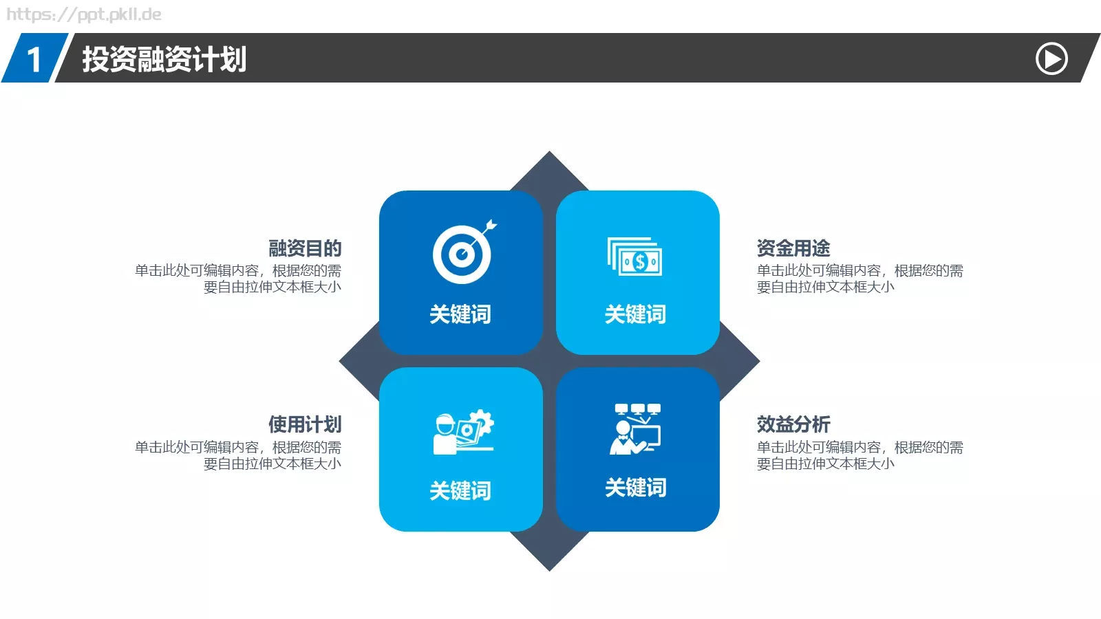 通用商业计划书PPT模板 第 25 页预览图