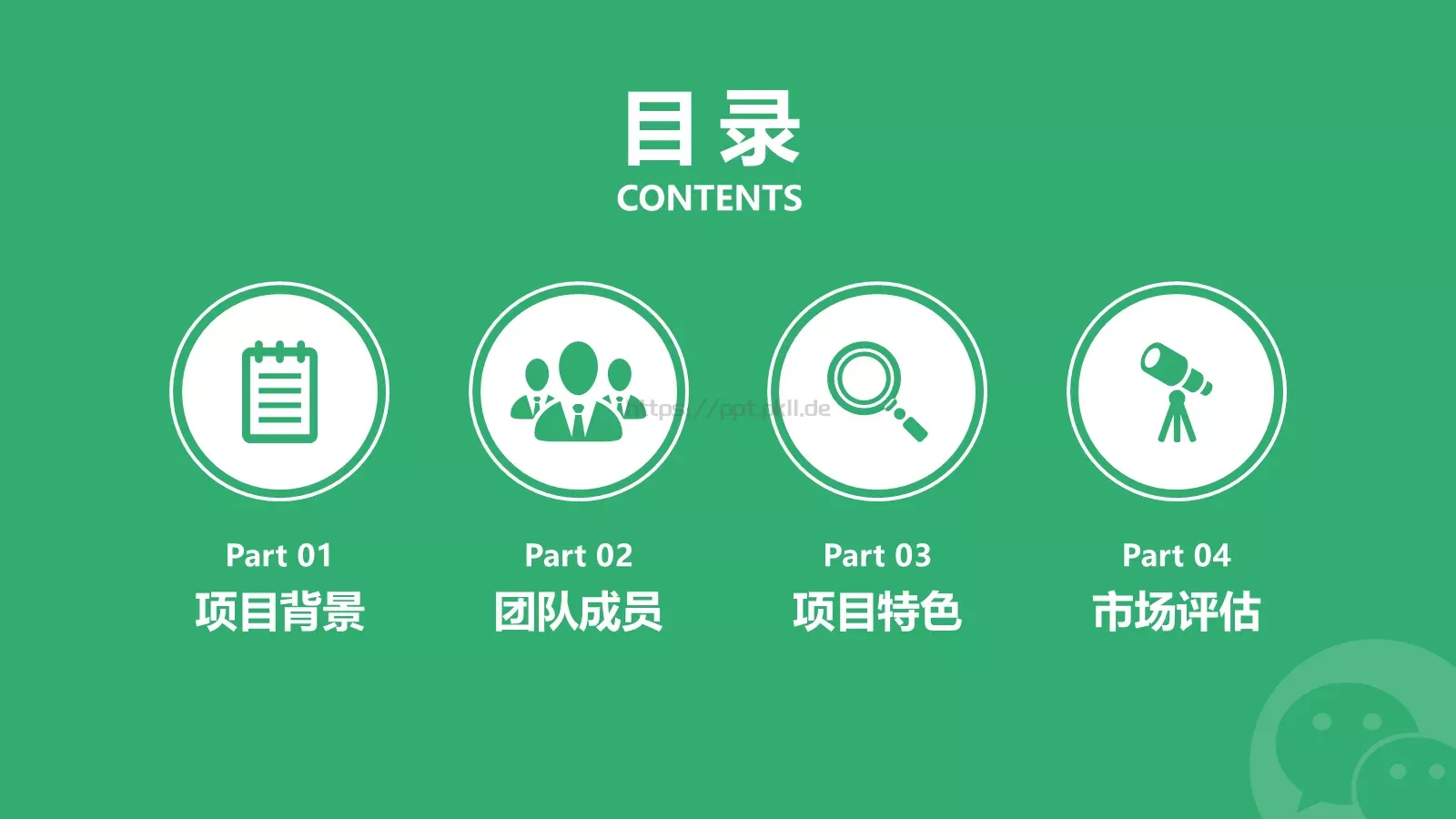 商务汇报PPT模板 第 2 页缩略图