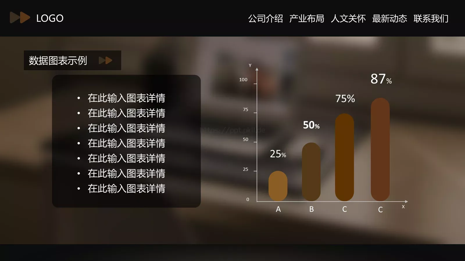 公司介绍PPT模板 第 15 页预览图