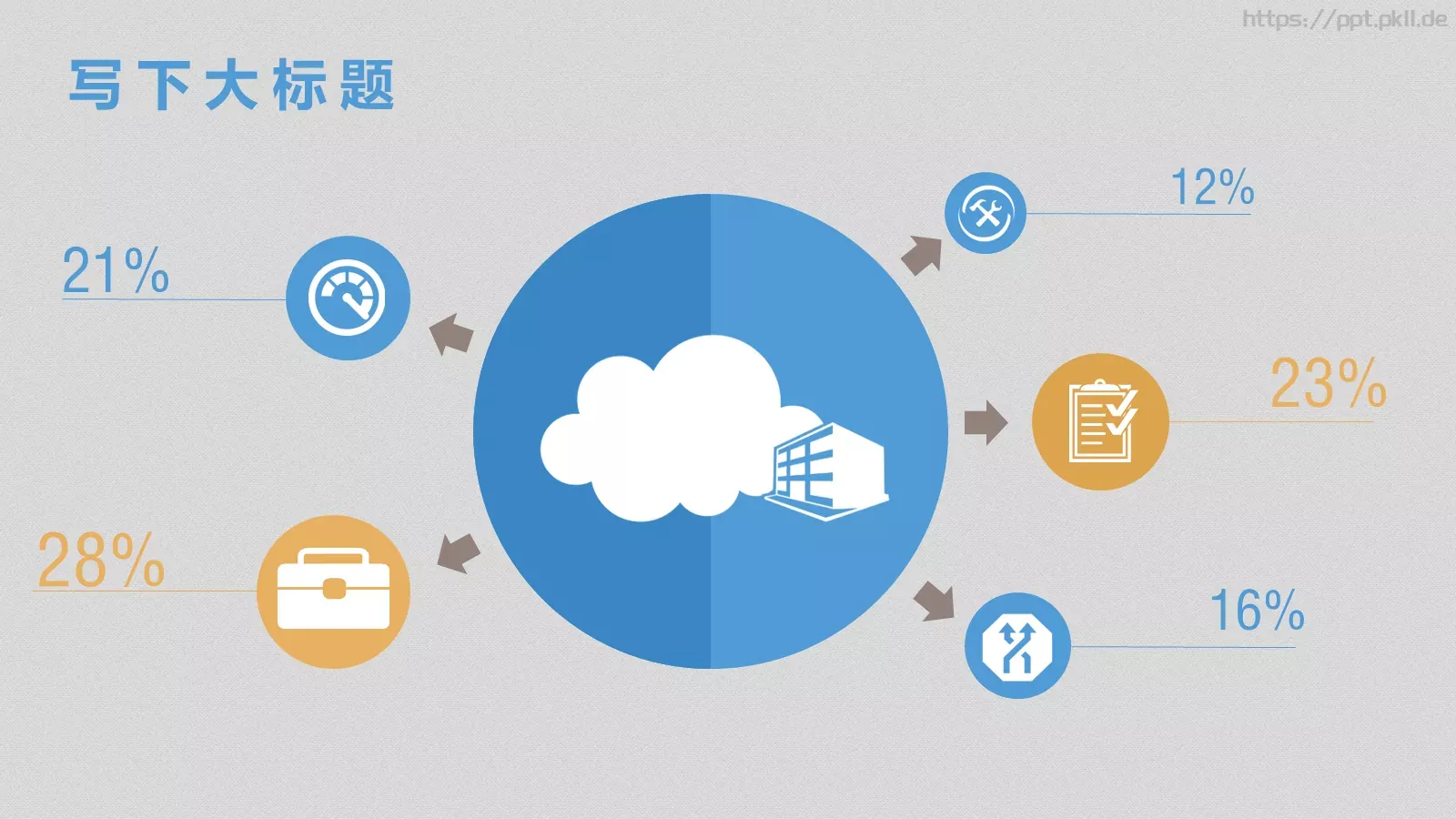 4年公司年终总结PPT模板 第 6 页预览图