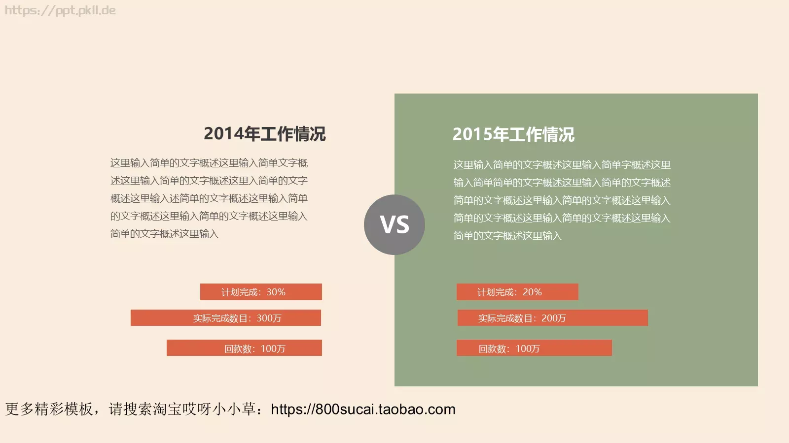 汇报时间PPT模板 第 5 页预览图