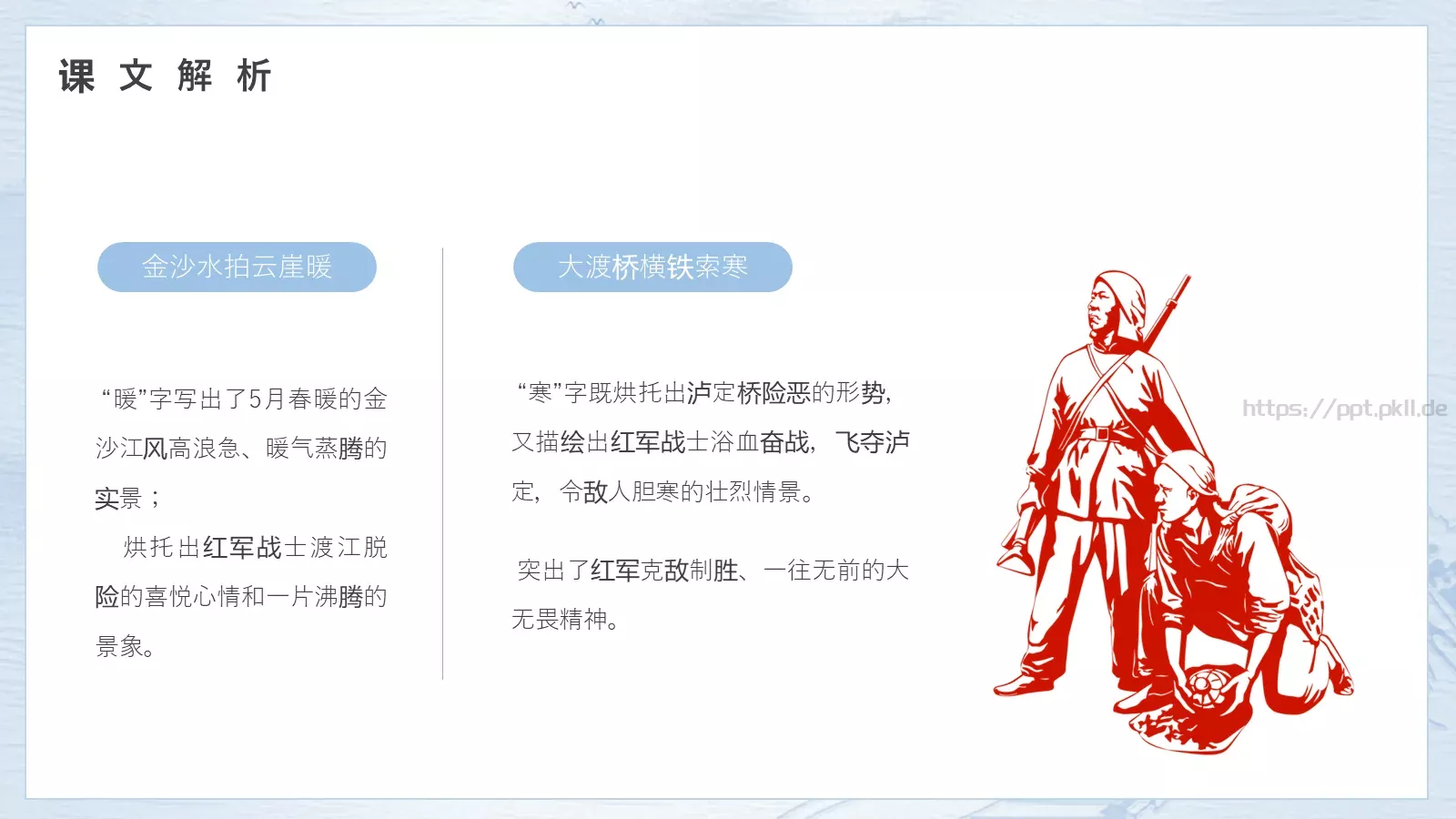 《七律长征》读书分享PPT模板 第 15 页预览图