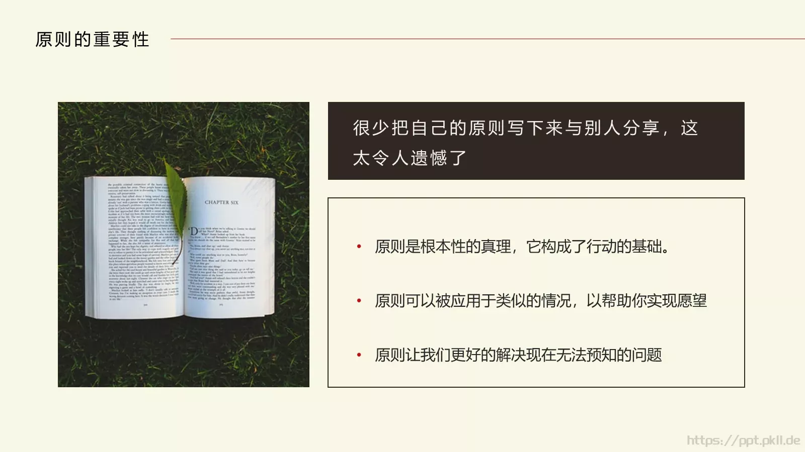 《原则》读书笔记PPT模板 第 9 页预览图