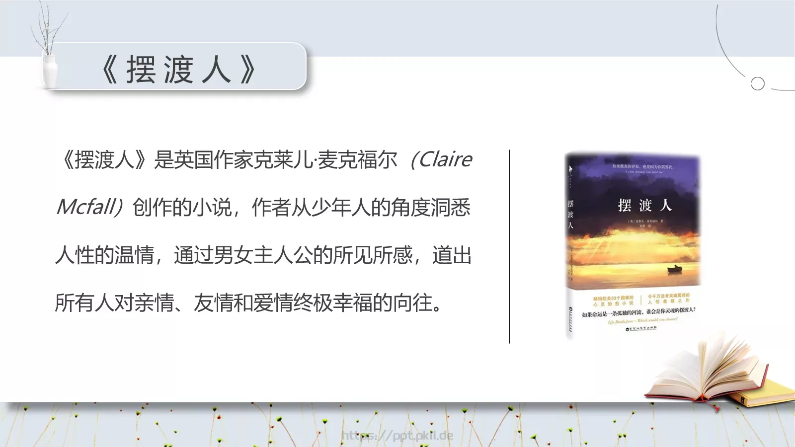 读书分享PPT模板 第 5 页预览图