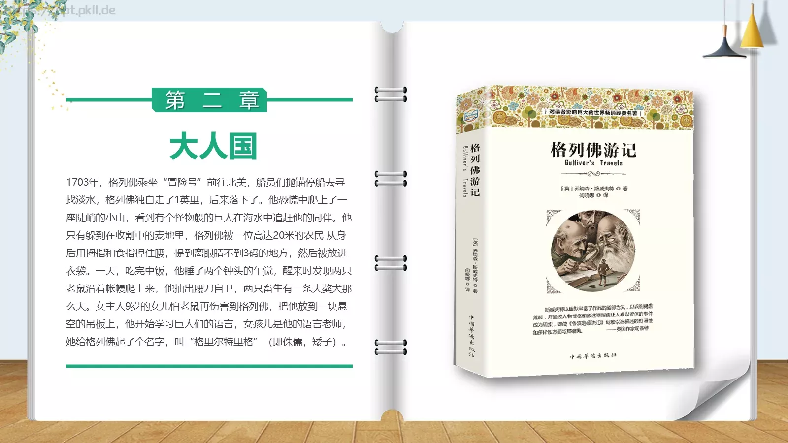 《格列佛游记》读书分享PPT模板 第 10 页预览图
