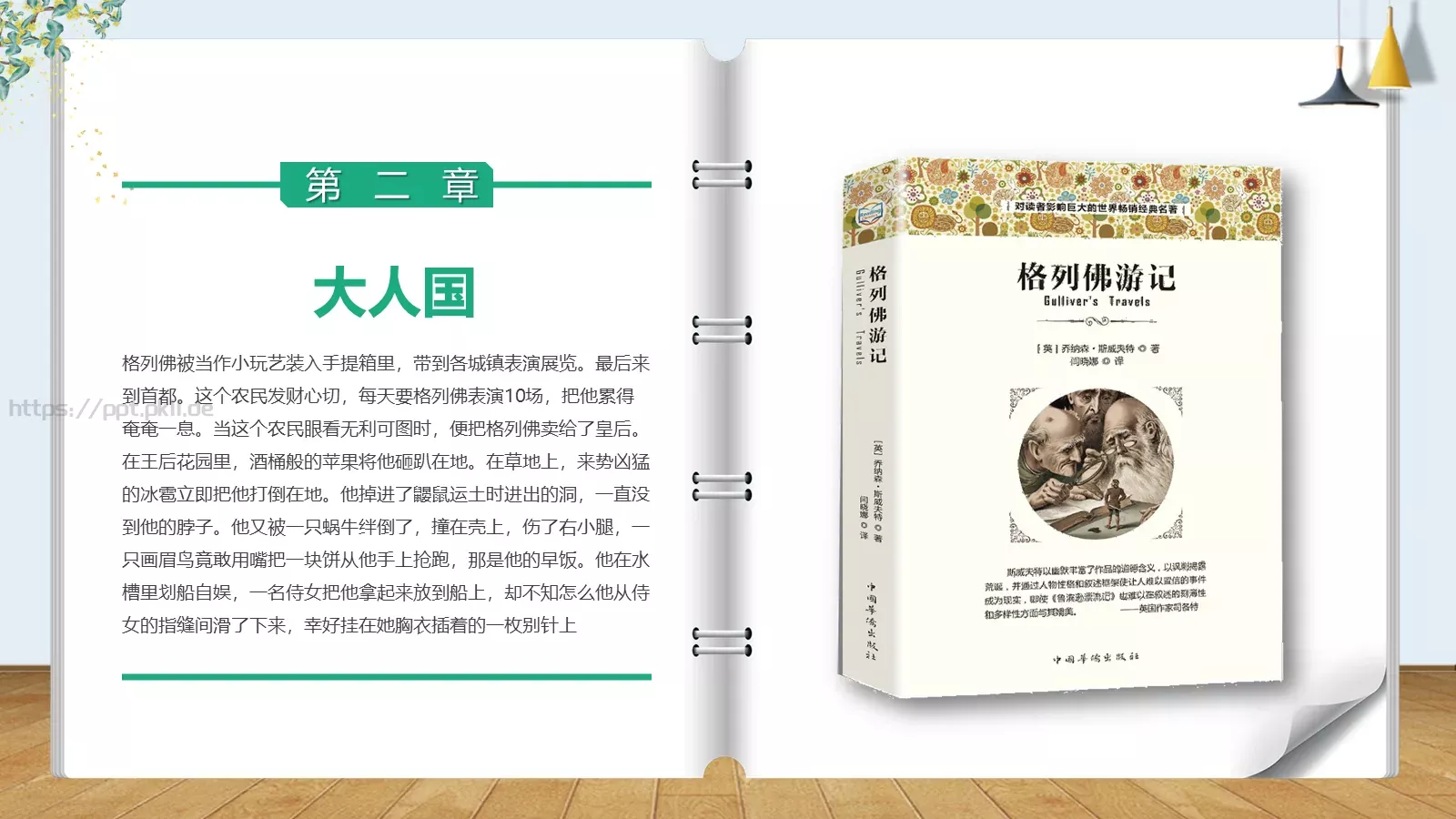 《格列佛游记》读书分享PPT模板 第 11 页预览图