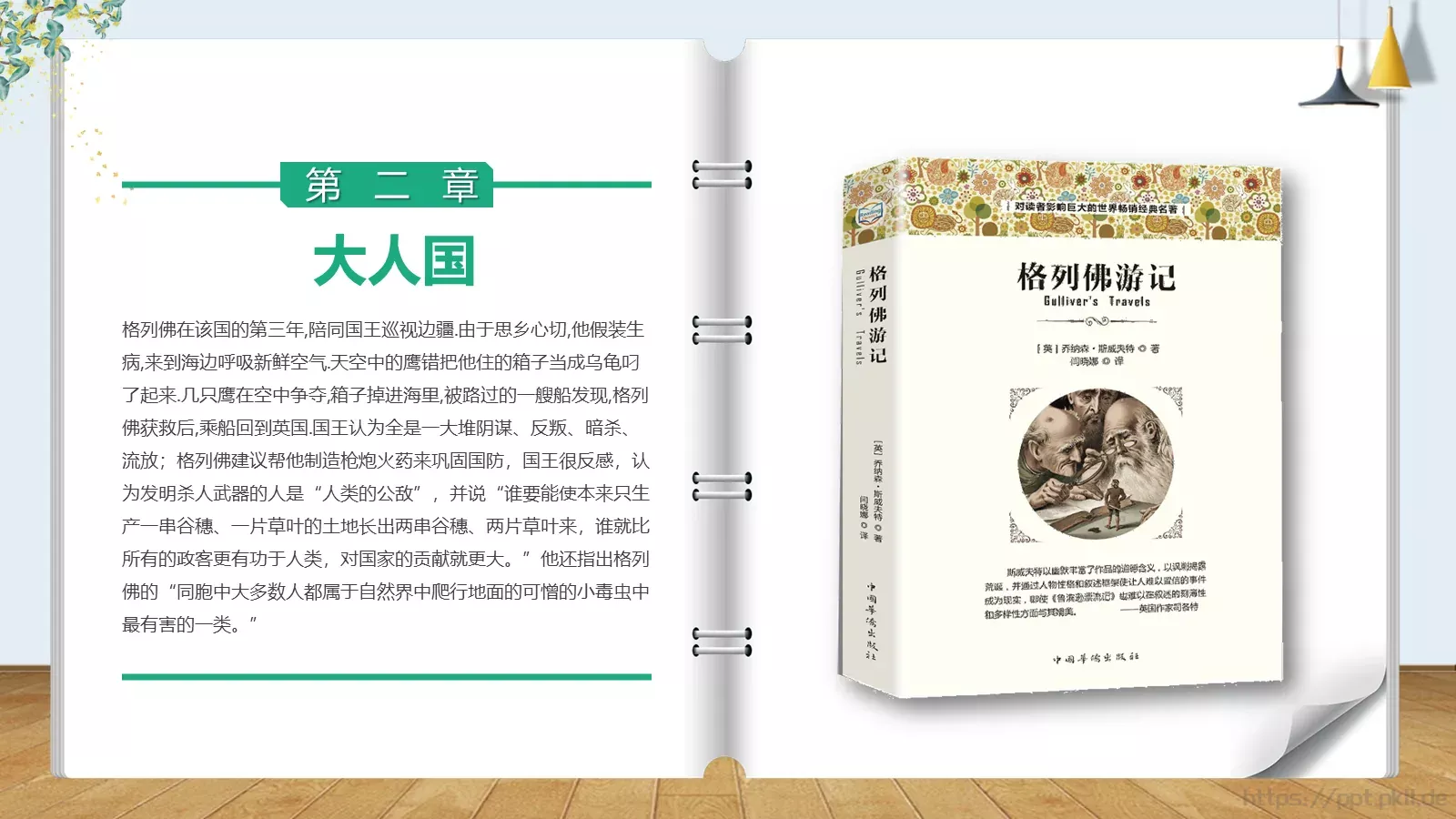 《格列佛游记》读书分享PPT模板 第 13 页预览图