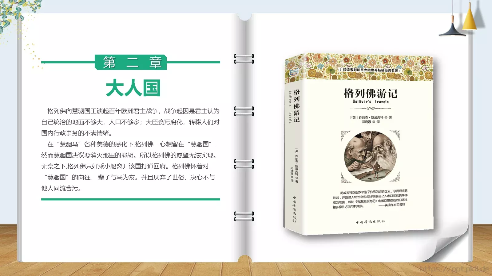 《格列佛游记》读书分享PPT模板 第 15 页预览图