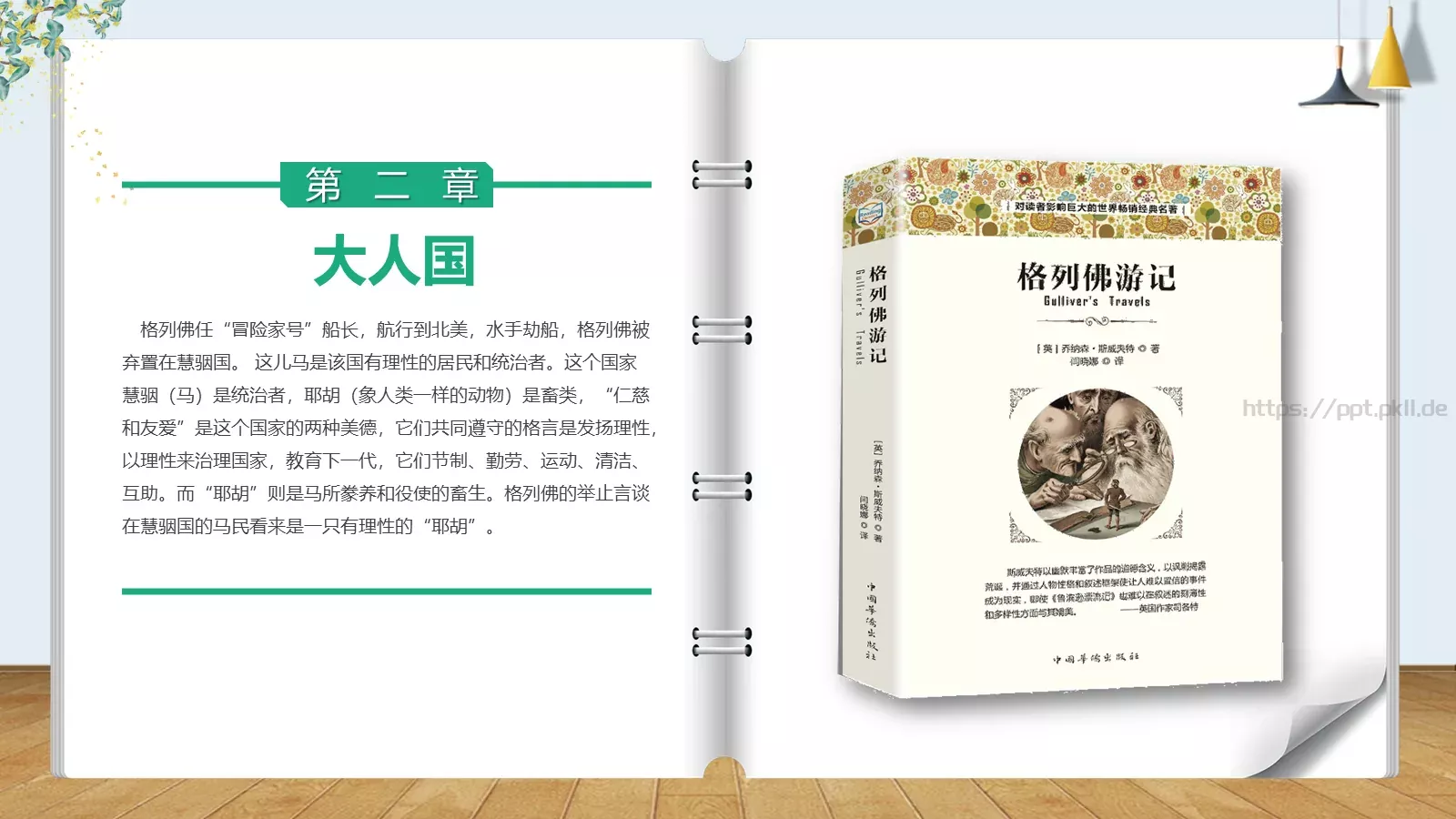 《格列佛游记》读书分享PPT模板 第 14 页预览图