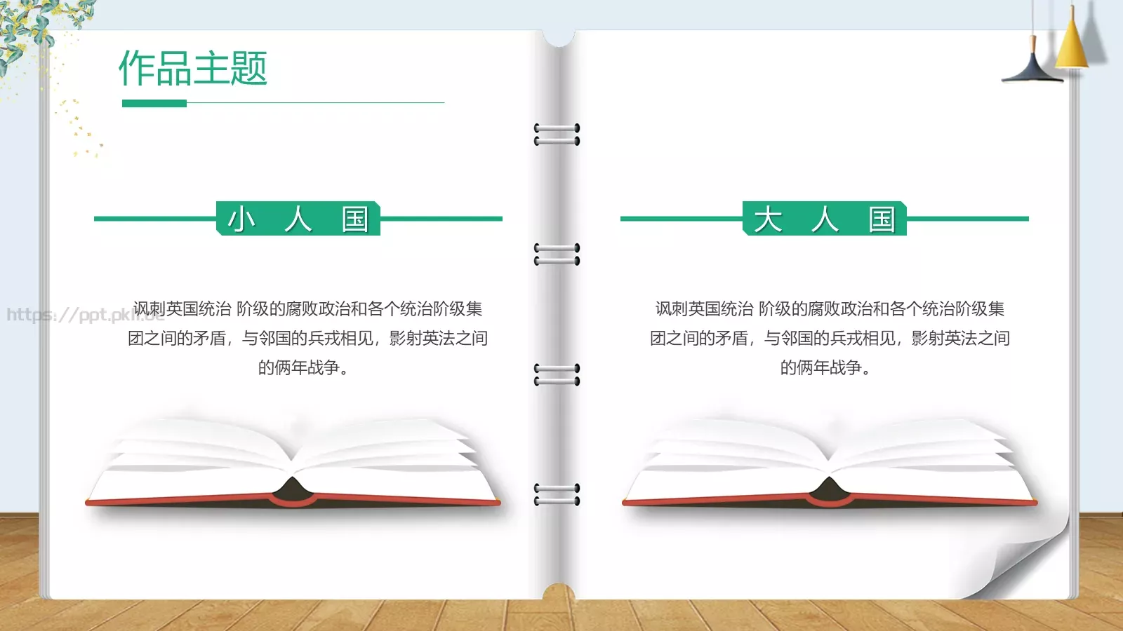 《格列佛游记》读书分享PPT模板 第 24 页预览图
