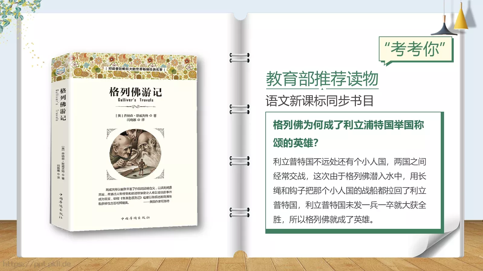 《格列佛游记》读书分享PPT模板 第 29 页预览图