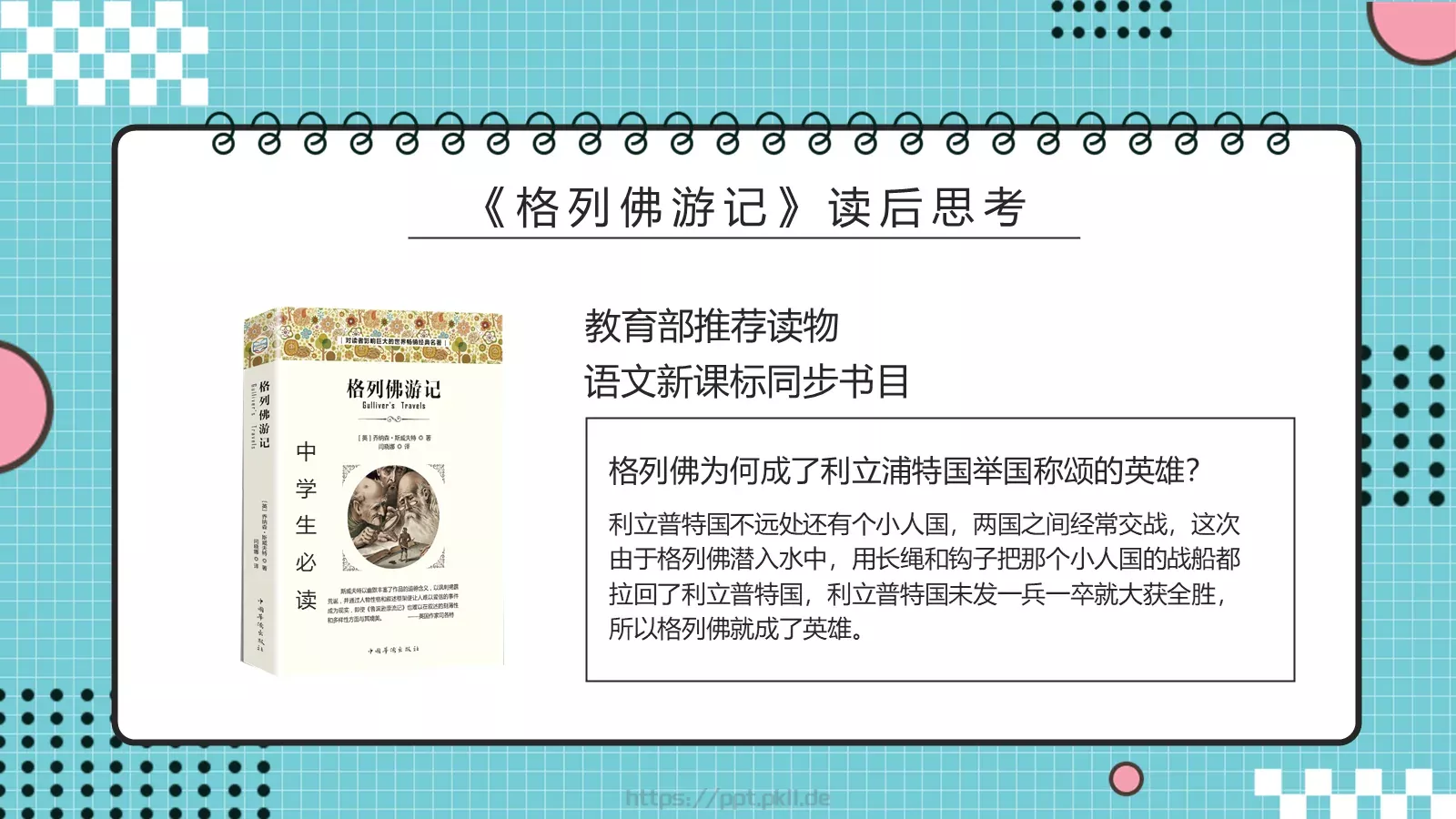 《格列佛游记》读书分享PPT模板 第 28 页预览图