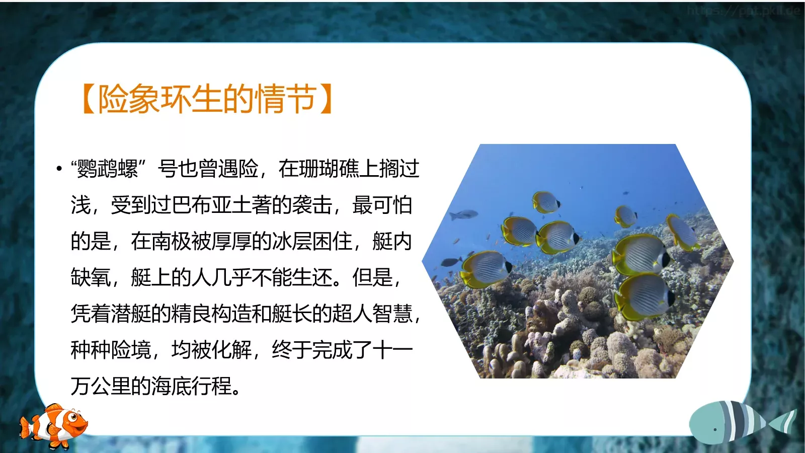 《海底两万里》读书分享PPT模板 第 24 页预览图