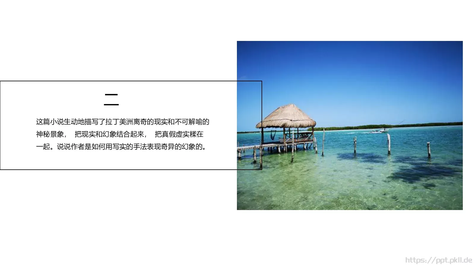 《百年孤独》名著导读读后感PPT模板 第 6 页预览图