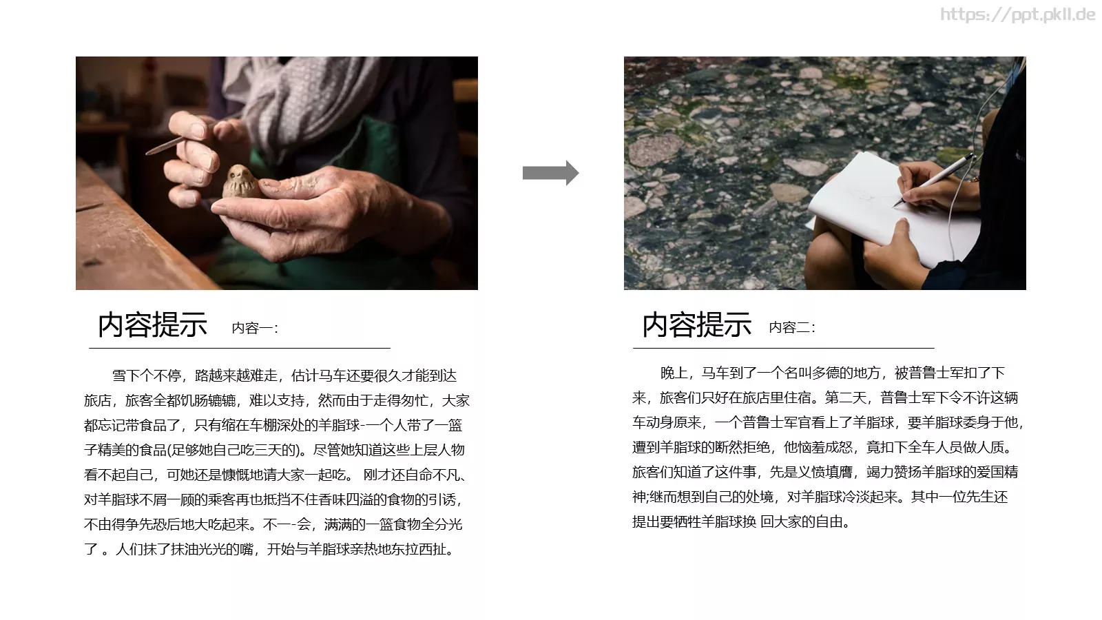 世界文学名著导读PPT模板 第 6 页预览图