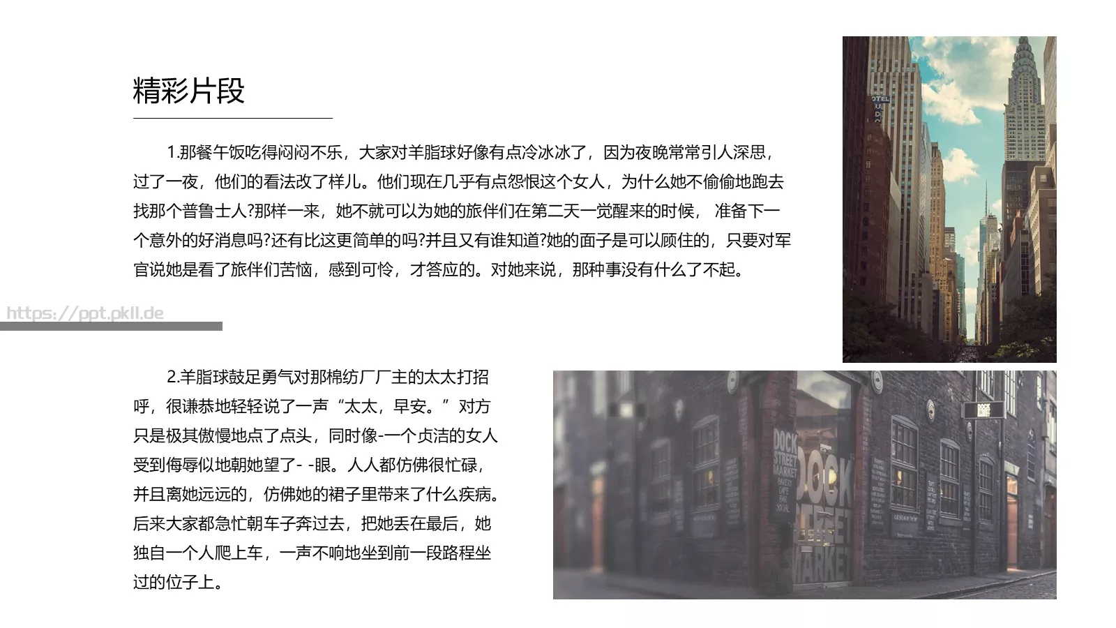 世界文学名著导读PPT模板 第 14 页预览图