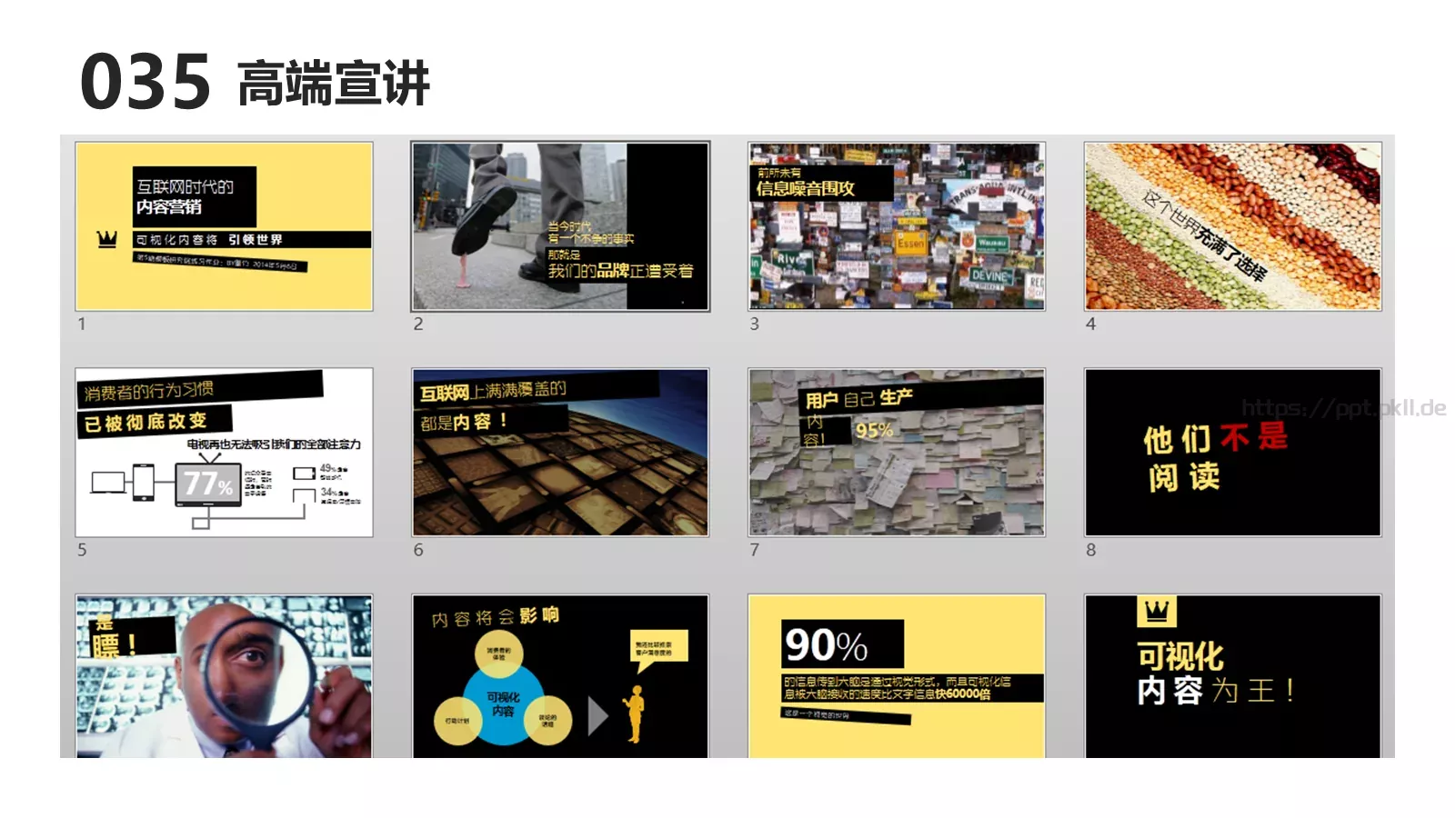 互联网科技通用汇报PPT模板 第 35 页预览图