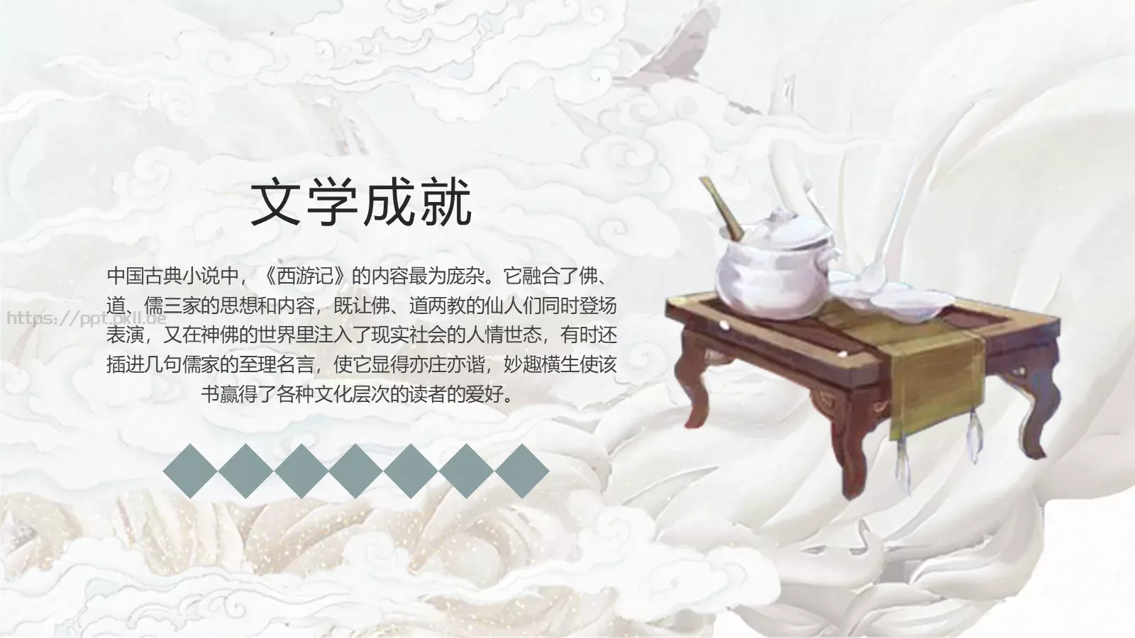 中国古典名著通用模板 第 17 页预览图