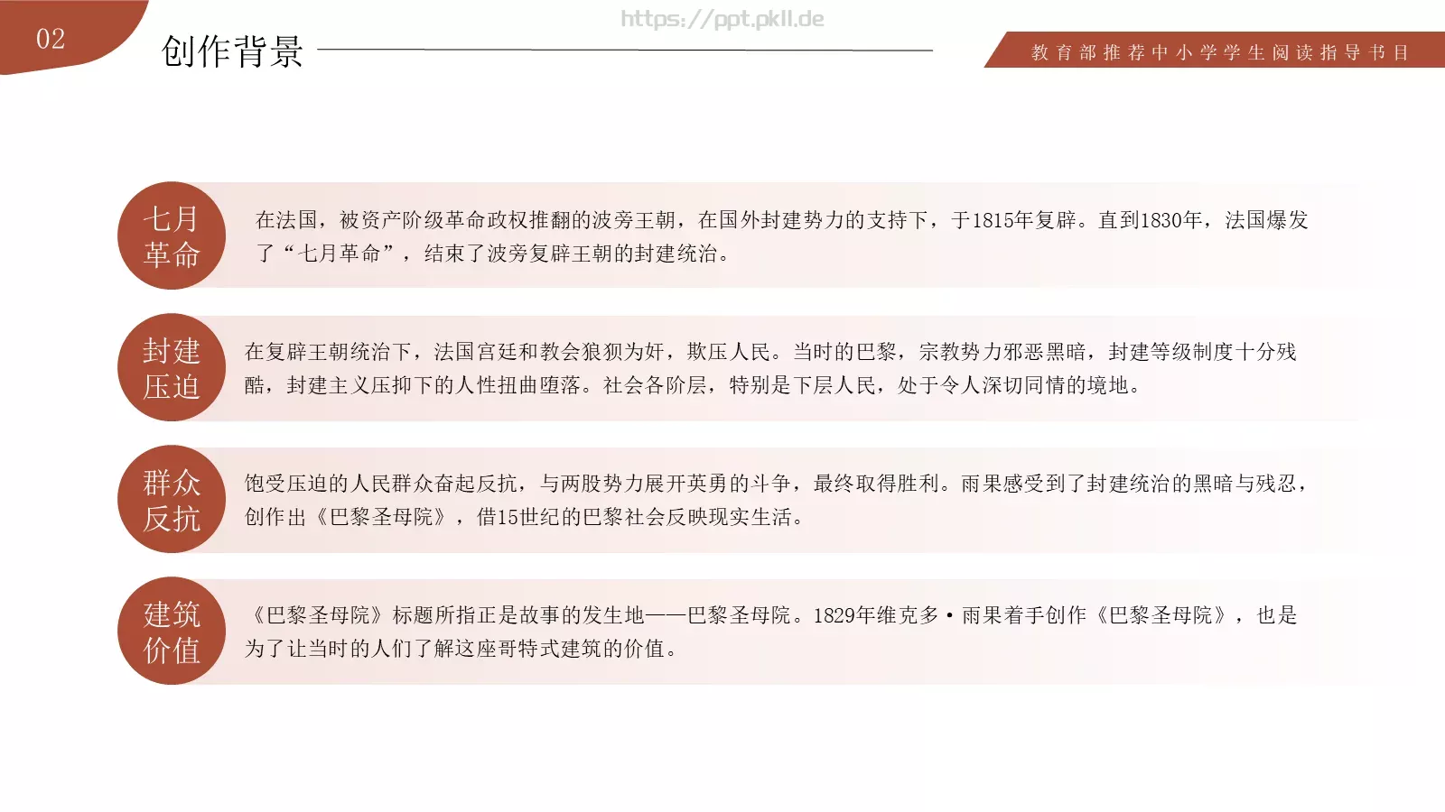 巴黎圣母院介绍PPT模板 第 11 页预览图