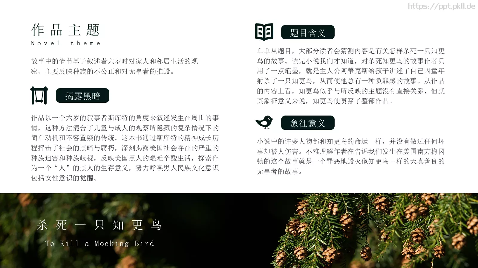 杀死一只知更鸟PPT模板 第 15 页预览图
