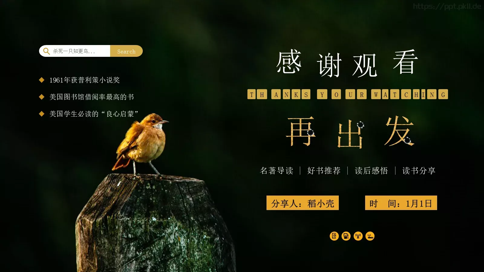 杀死一只知更鸟PPT模板 第 19 页预览图