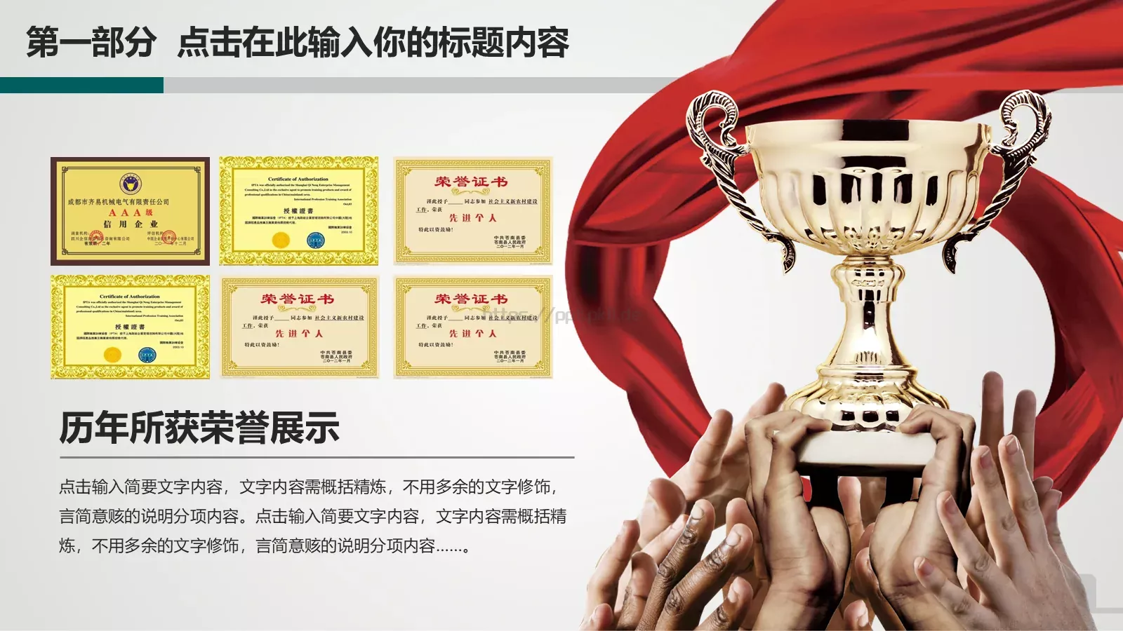 项目总结PPT模板 第 8 页预览图