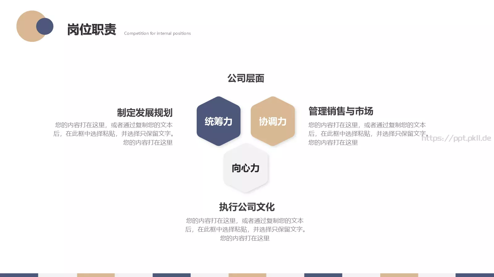内部竞聘报告PPT模板 第 18 页预览图