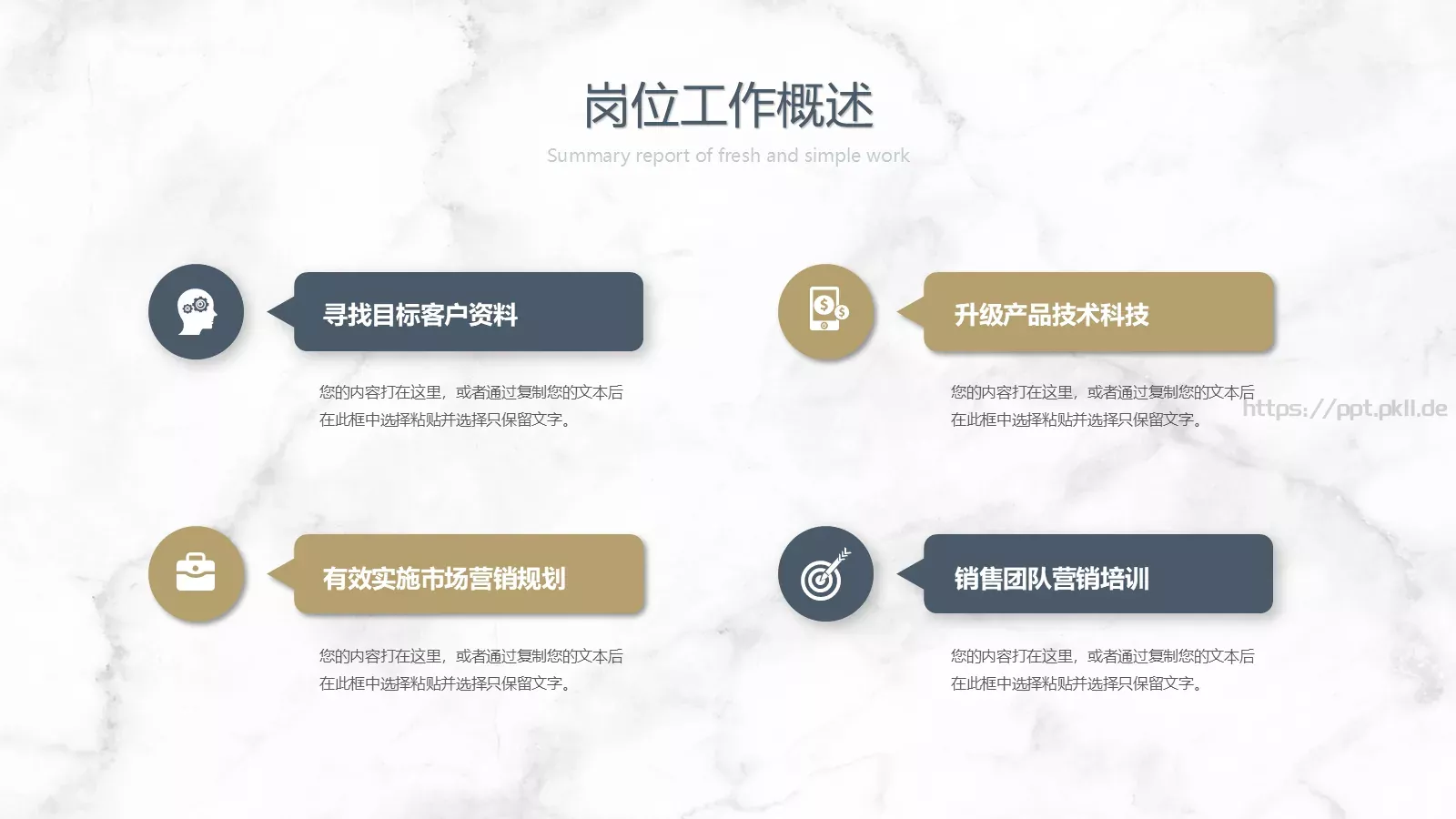 竞聘述职汇报PPT模板 第 5 页预览图
