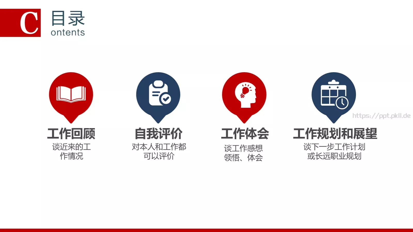 部门工作汇报PPT模板 第 3 页缩略图