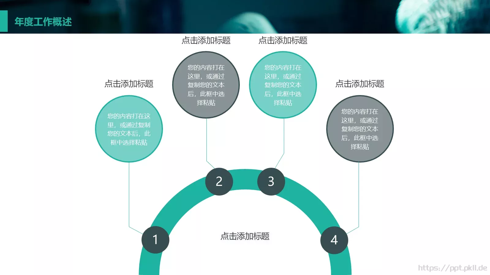 工作计划汇报PPT模板 第 5 页预览图