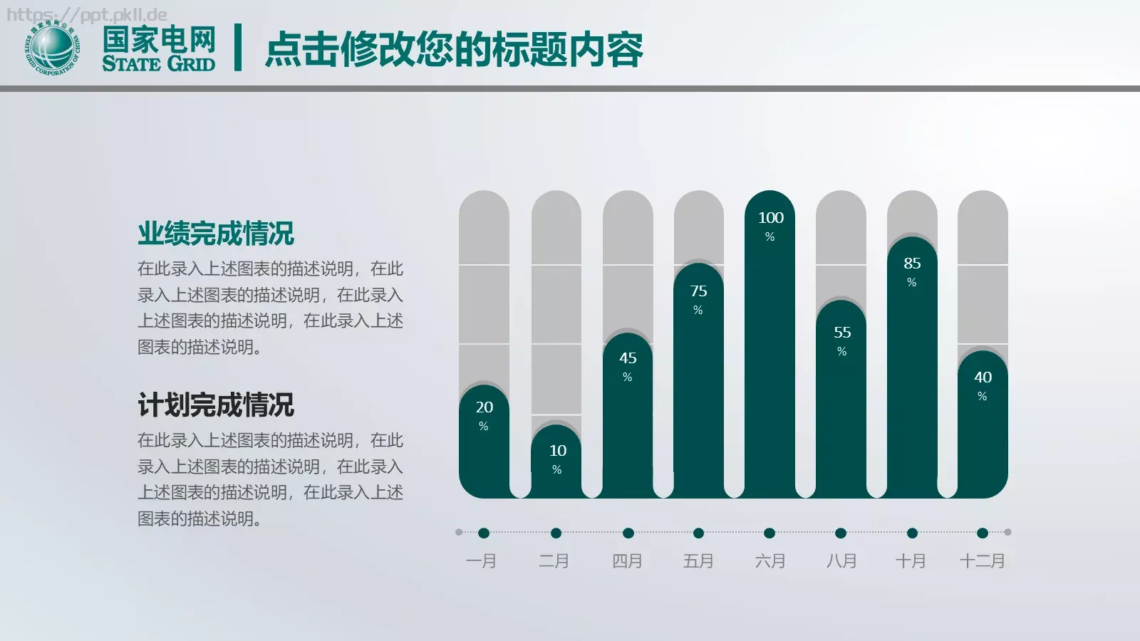 国网系统总结报告PPT模板 第 17 页预览图