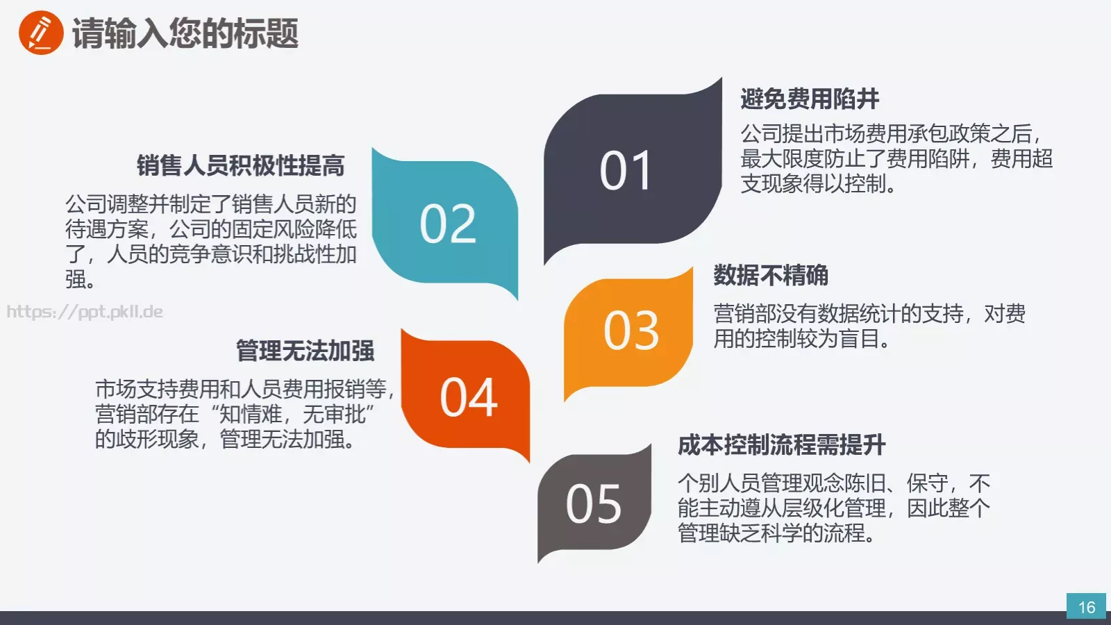 通用商务汇报PPT模板 第 16 页预览图