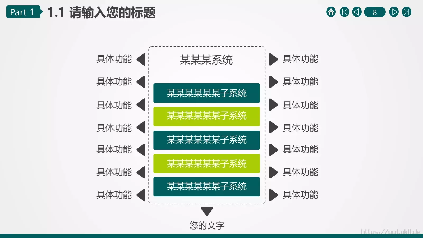 湖北某某供电公司某某工区PPT模板 第 8 页预览图
