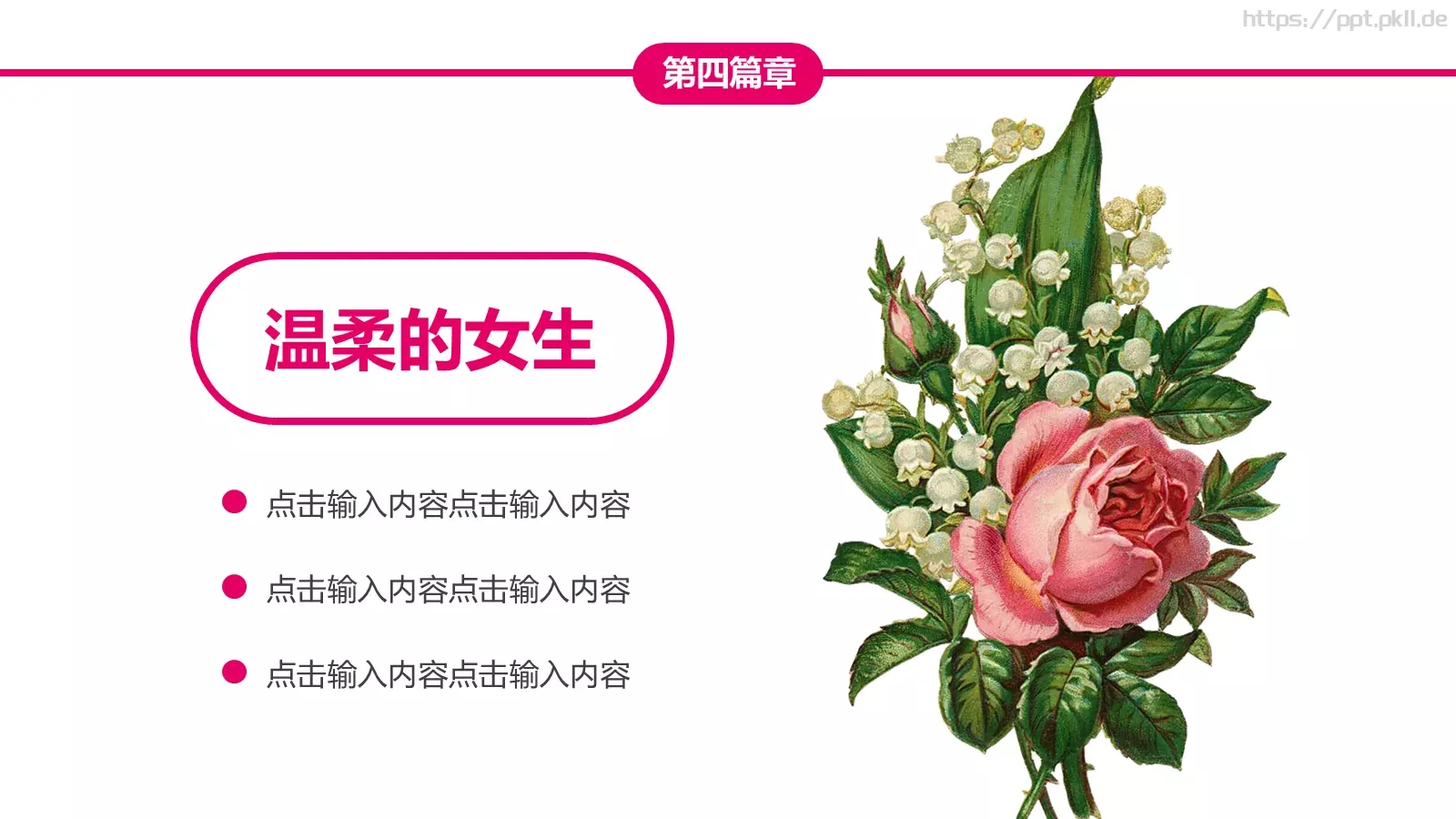 女生节快乐PPT模板 第 22 页预览图