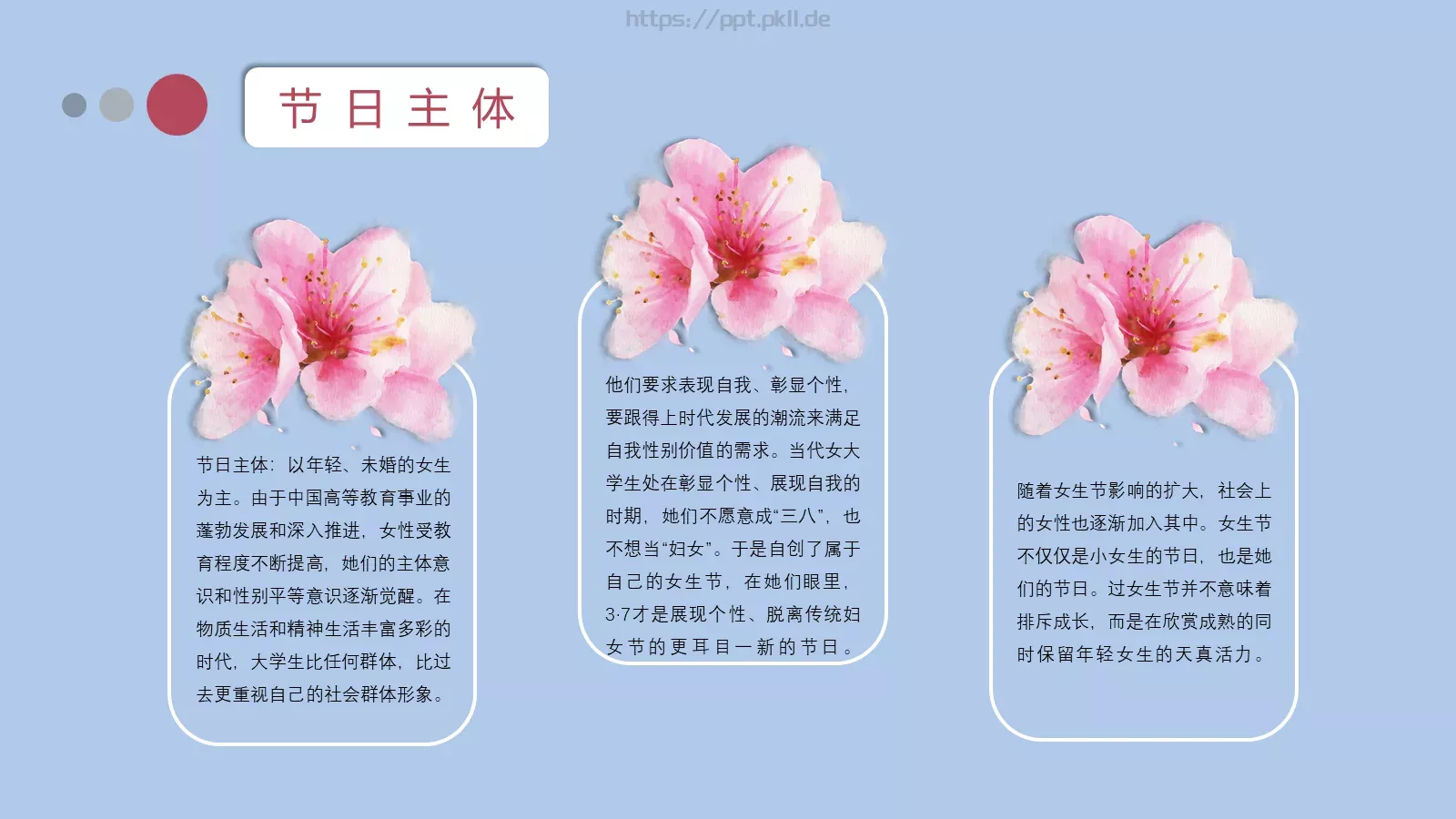 妇女节女神节PPT模板 第 11 页预览图