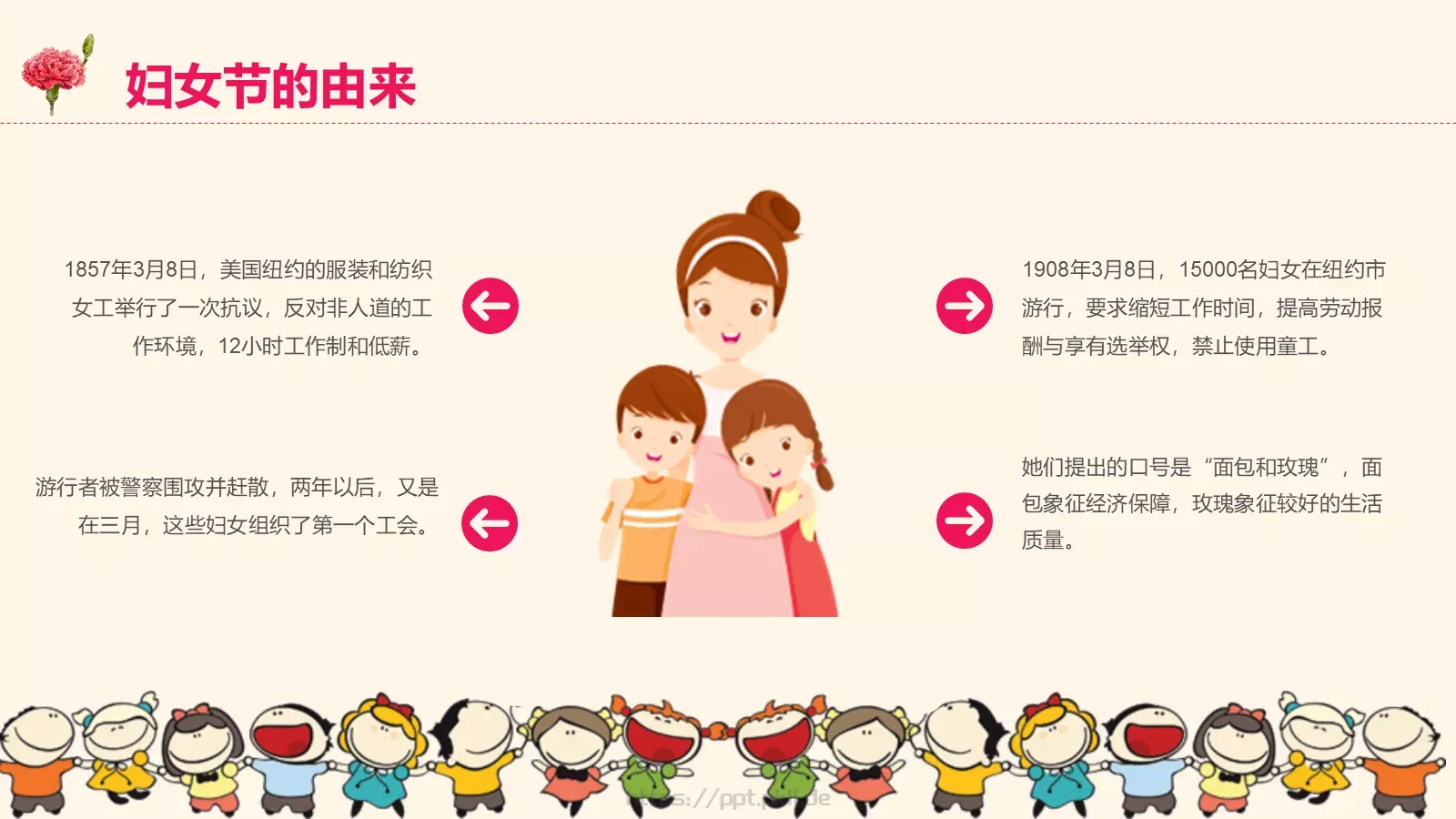 三八妇女节卡通PPT模板 第 5 页预览图