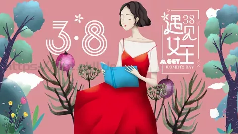 女神节妇女节活动PPT模板 缩略图
