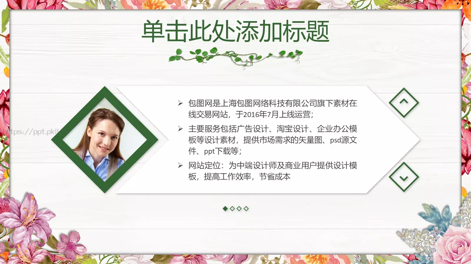 地点：大厦多功能厅PPT模板 第 13 页预览图