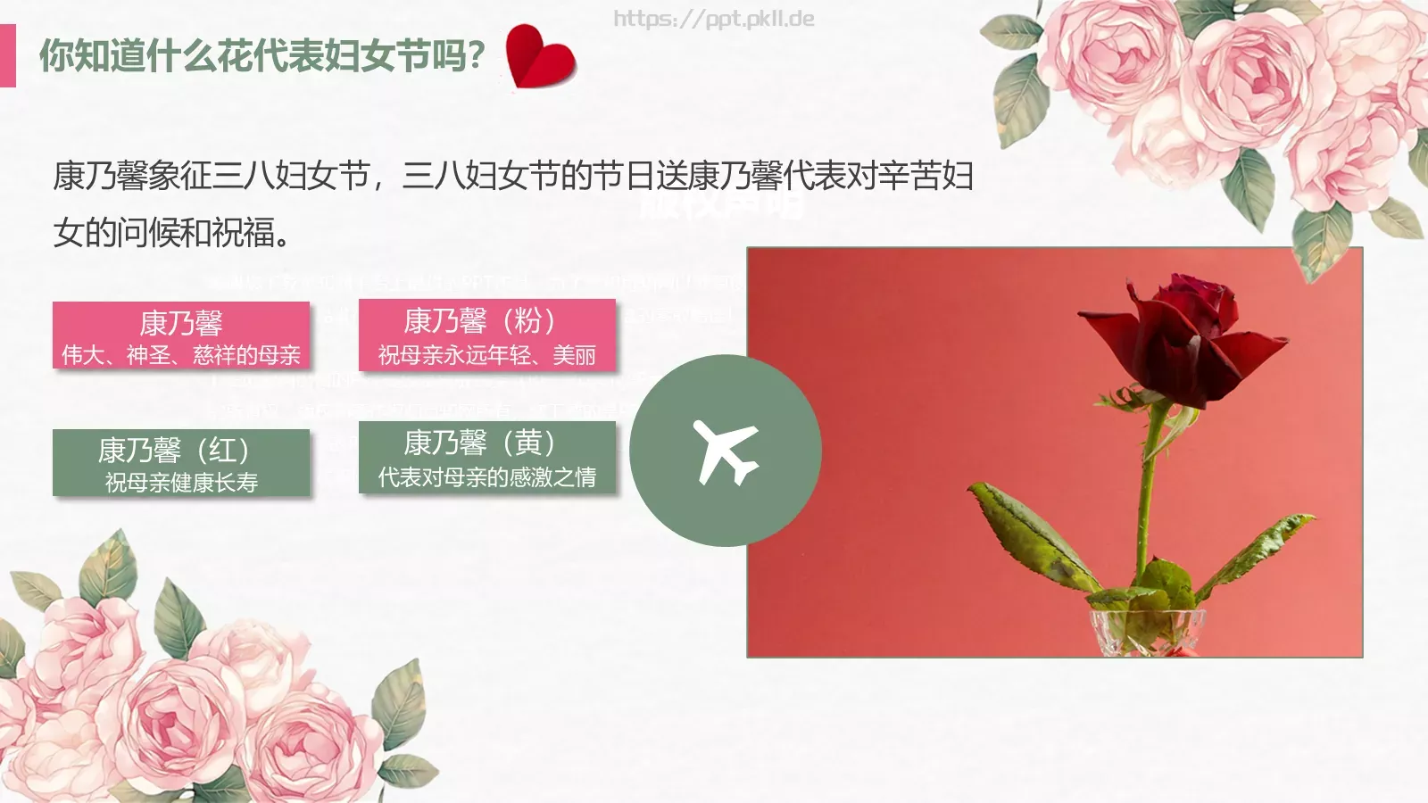 妇女节最美三月感恩有你PPT模板 第 17 页预览图