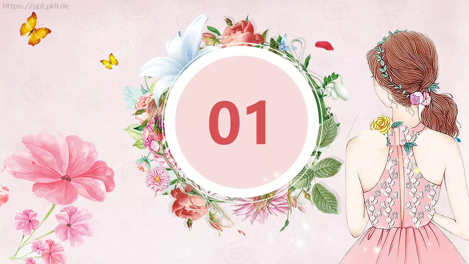 女神节通用PPT模板 第 3 页缩略图