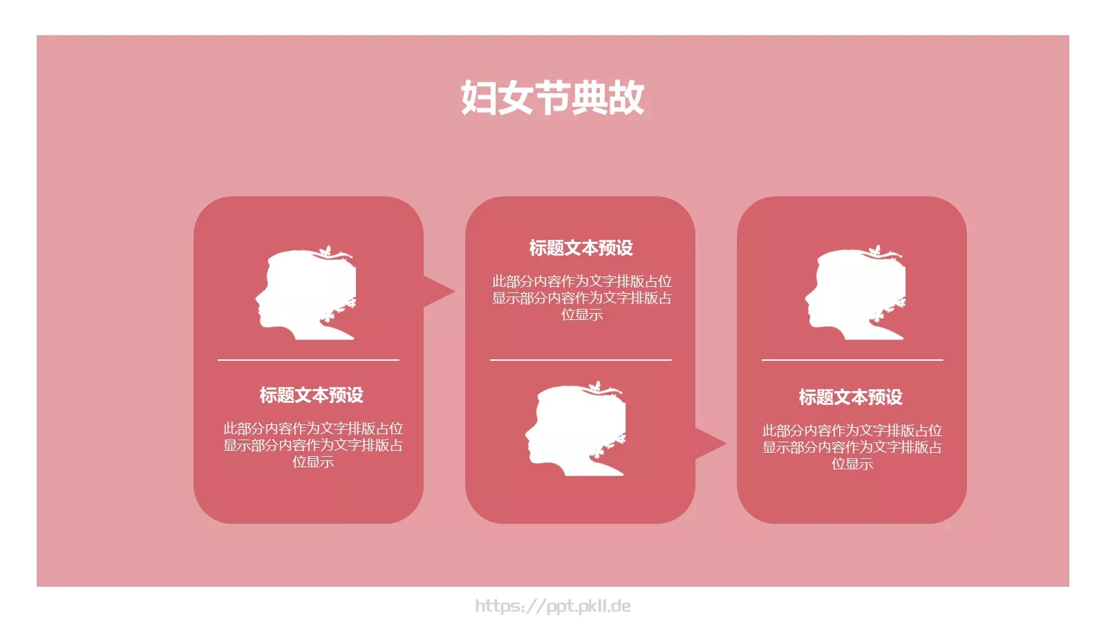 妇女节PPT模板 第 22 页预览图